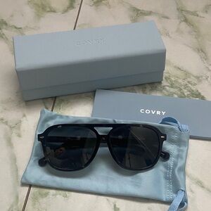 Covry Vesper Walnut Tortoise Sunglasses